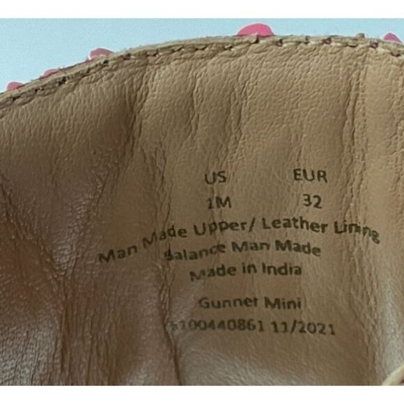 Sam Edelman Kids Gunner Beaded Pink Slide Orchid Flower Mini Sandals Girls 1M - Picture 7 of 9